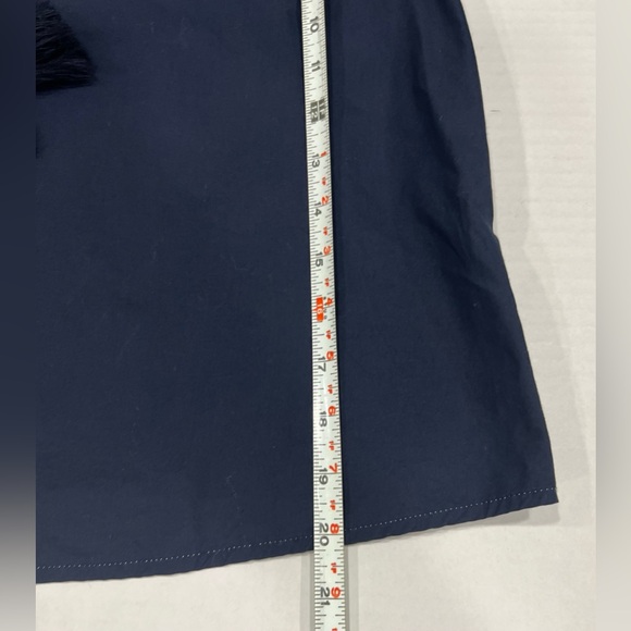 Ulla Johnson Top Size 2 Blouse Scalloped Cold Shoulder 100% Cotton - Picture 9 of 12